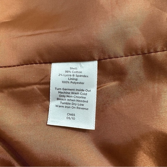 Talbots Corduroy Blazer Rust Brown Size 10 LIKE NEW - Picture 3 of 8